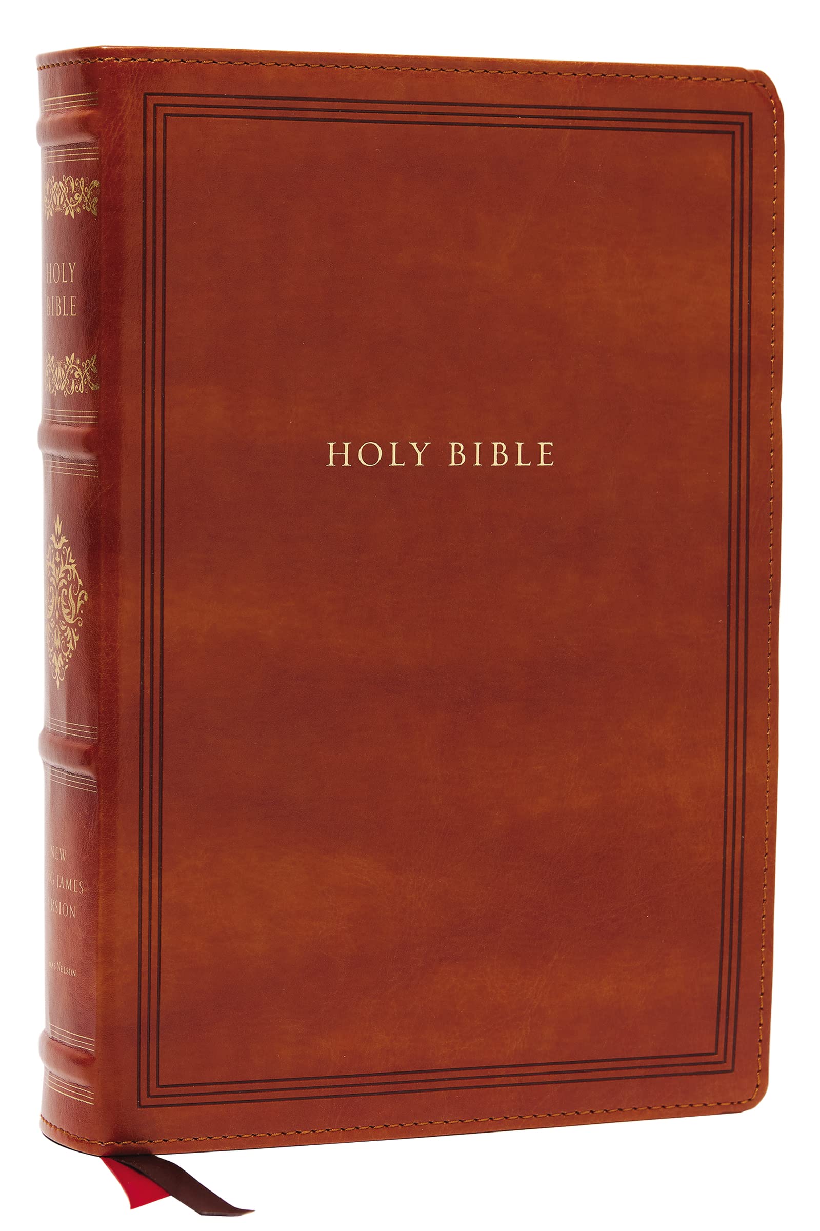 NKJV, Wide-Margin Reference Bible, Sovereign Collection, Leathersoft, Brown, Red Letter, Comfort Print: Holy Bible, New King James Version Politics & History