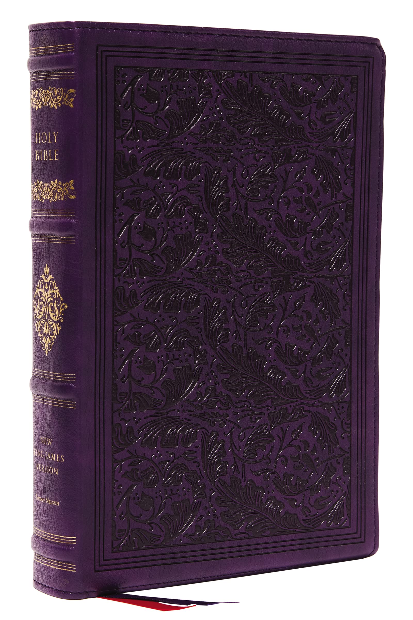 NKJV, Wide-Margin Reference Bible, Sovereign Collection, Leathersoft, Purple, Red Letter, Comfort Print: Holy Bible, New King James Version Politics & History