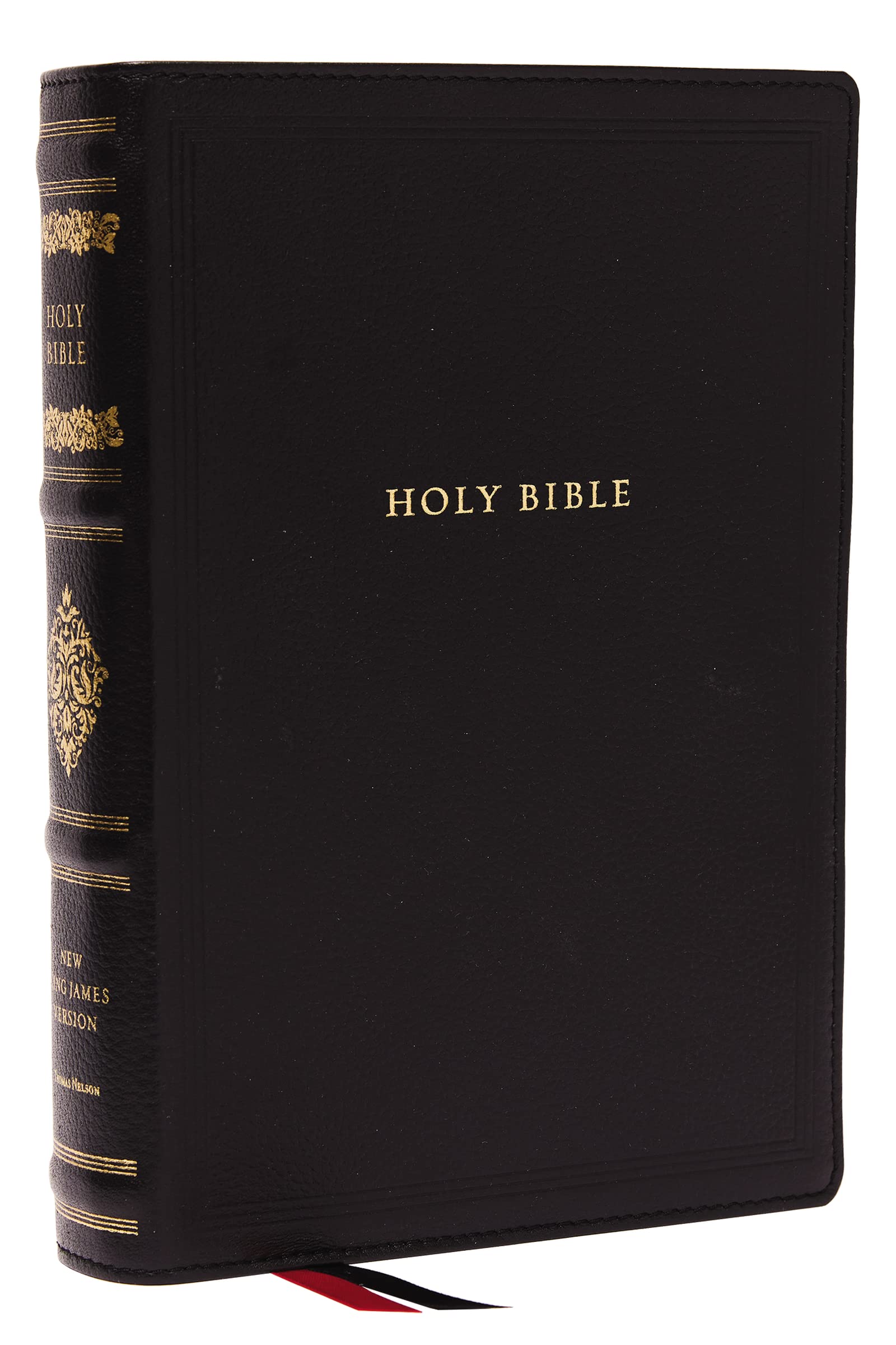 NKJV, Wide-Margin Reference Bible, Sovereign Collection, Genuine Leather, Black, Red Letter, Comfort Print: Holy Bible, New King James Version Politics & History