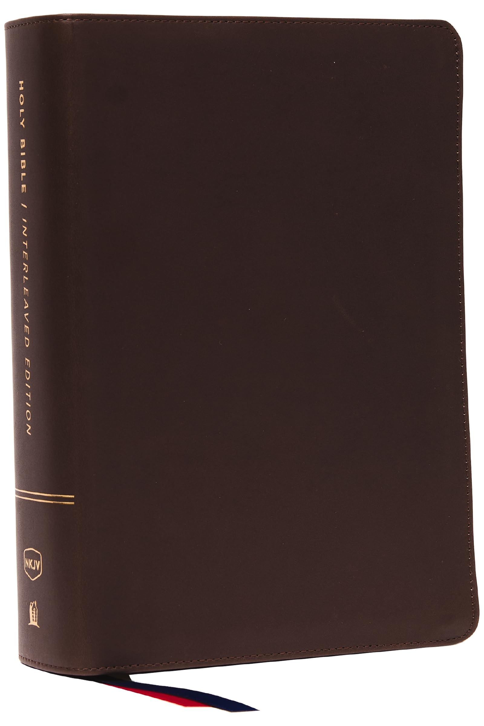 NKJV, Interleaved Bible, Journal Edition, Genuine Leather, Brown, Red Letter, Comfort Print: The Ultimate Bible Journaling Experience Religion & Esotericism