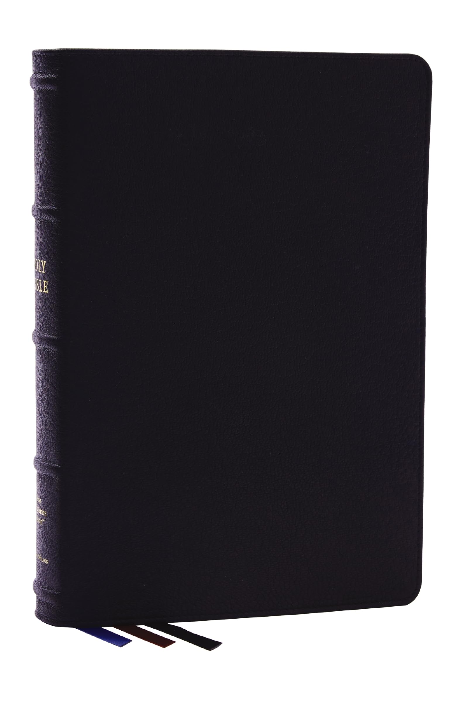 NKJV, Large Print Thinline Reference Bible, Blue Letter, Maclaren Series, Genuine Leather, Black, Comfort Print: Holy Bible, New King James Version Medicine