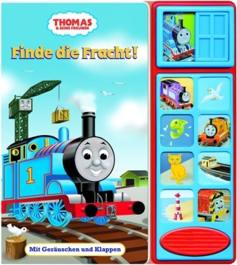 Thomas und seine Freunde - Finde die Fracht!, Buch mit Klappen und Geräusche-Klangleiste Books