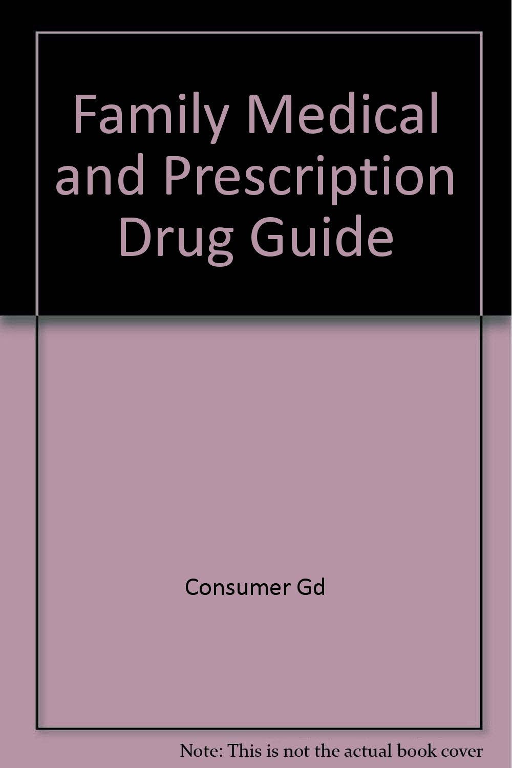 Family Medical and Prescription Drug Guide Books