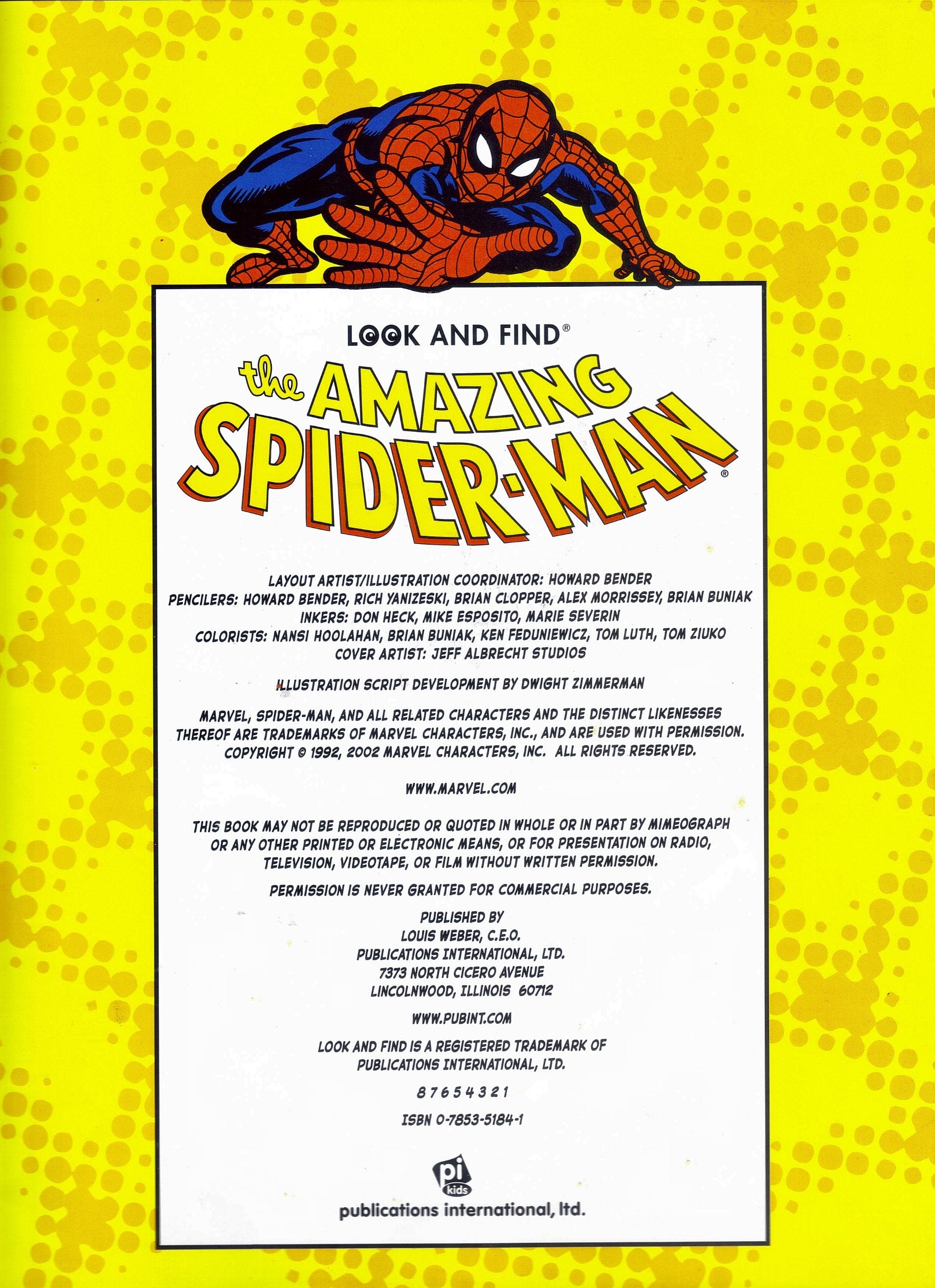 Look and find the amazing Spider-Man (Look & find books) Books