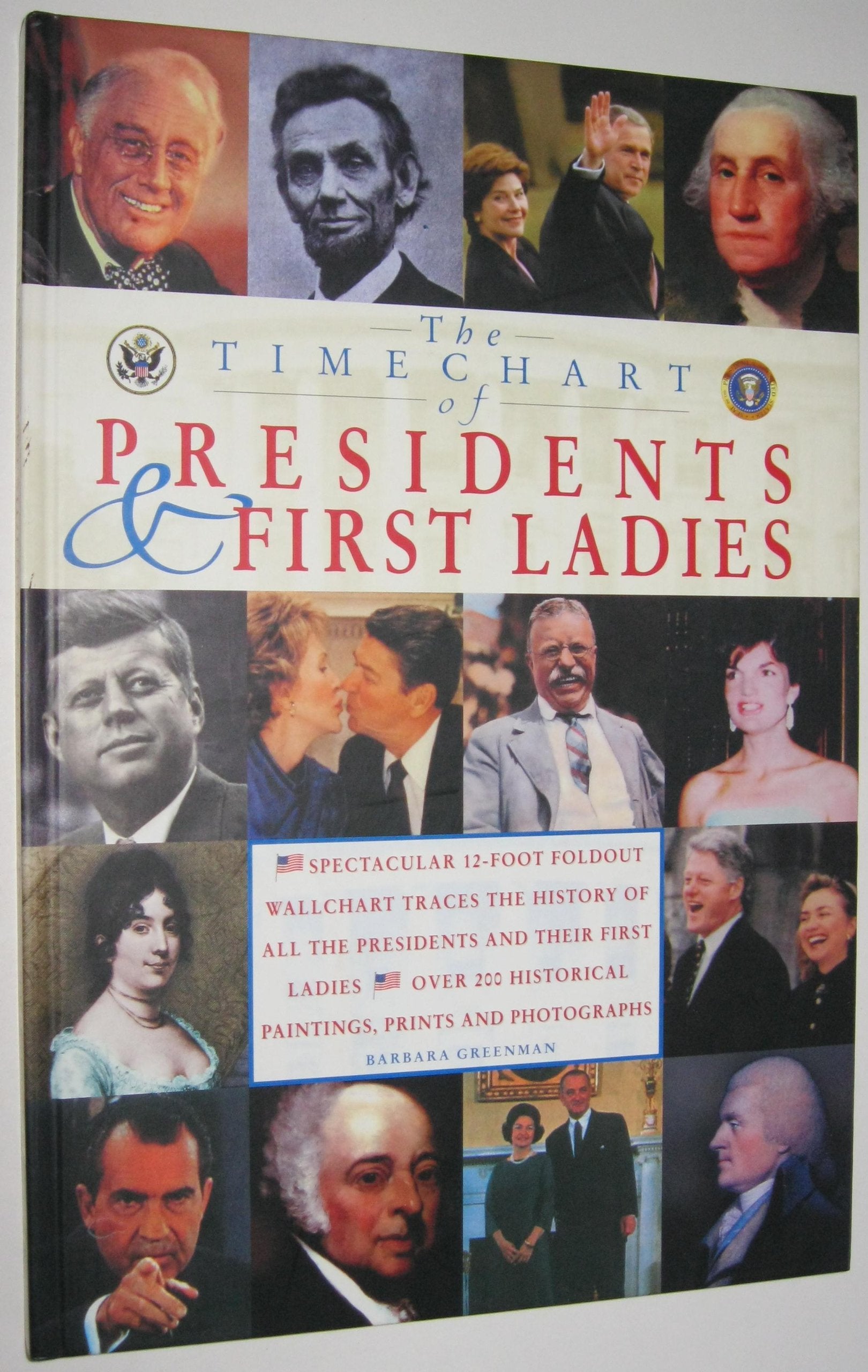 Timechart Of Presidents And First Ladies: Spectacular 12-foot foldout wallchart Reference Books