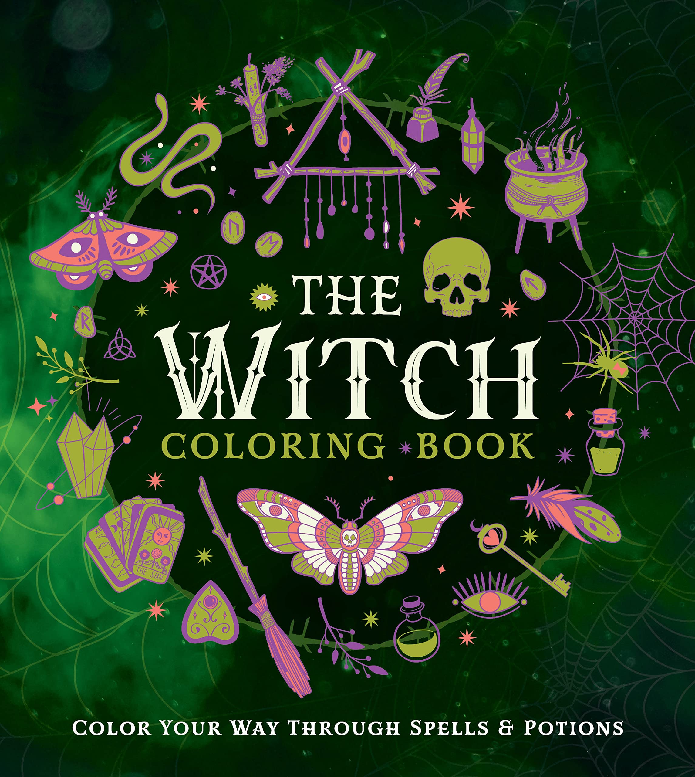 The Witch Coloring Book: Color Your Way Through Spells and Potions (Creative Coloring) Hobbies & Crafts