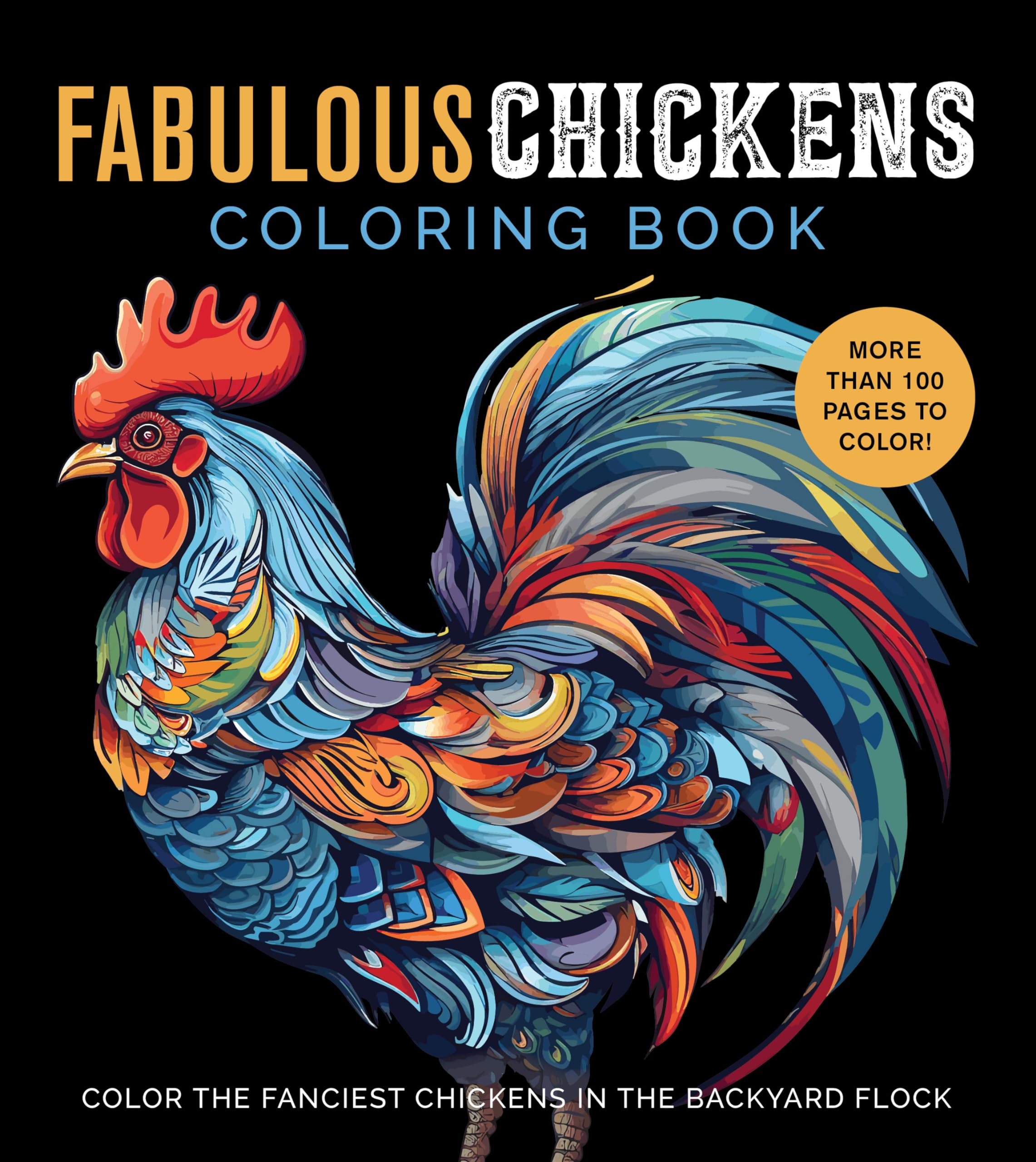 Fabulous Chickens Coloring Book Pets