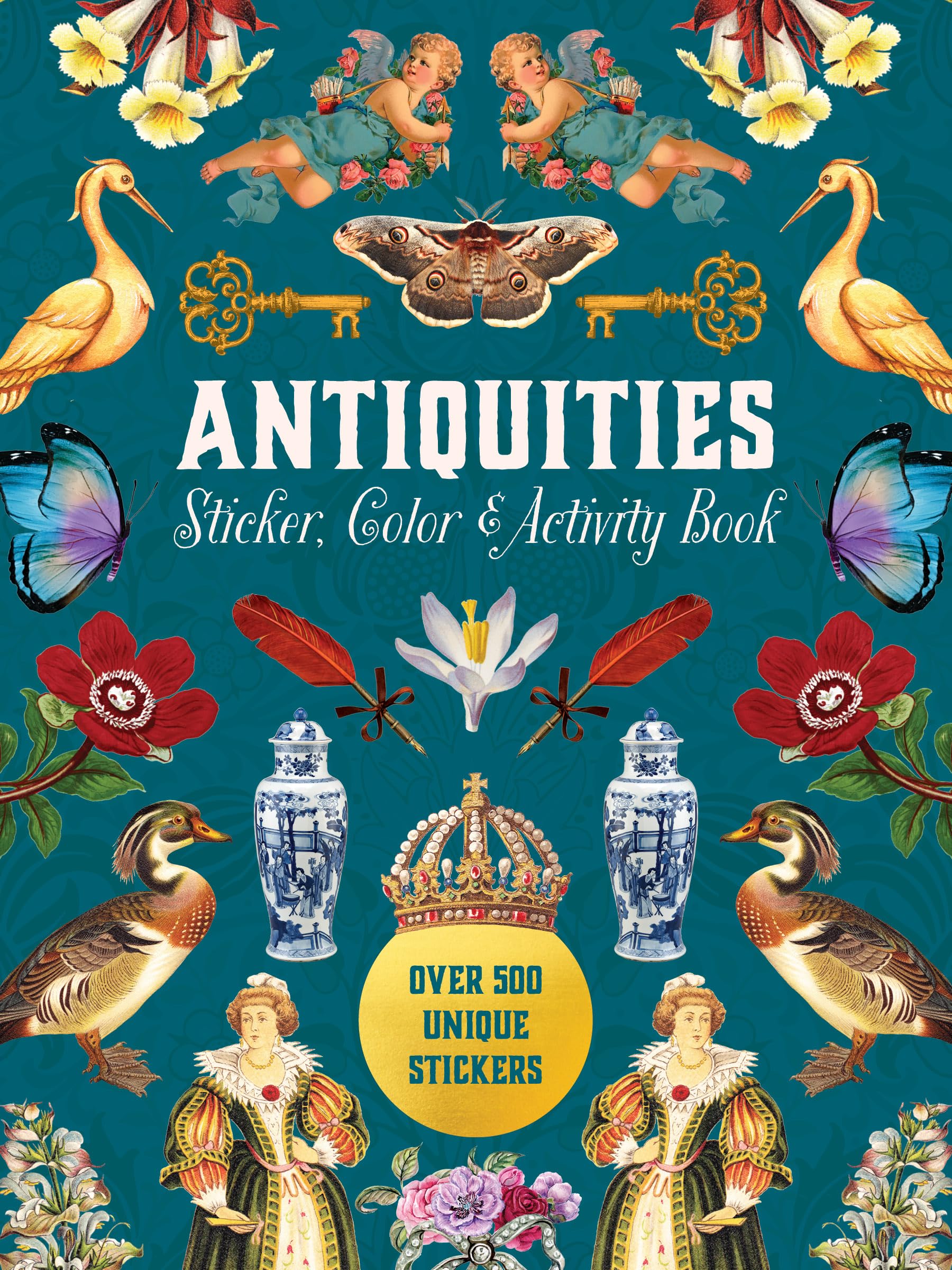 Antiquities Sticker, Color & Activity Book Hobbies & Crafts