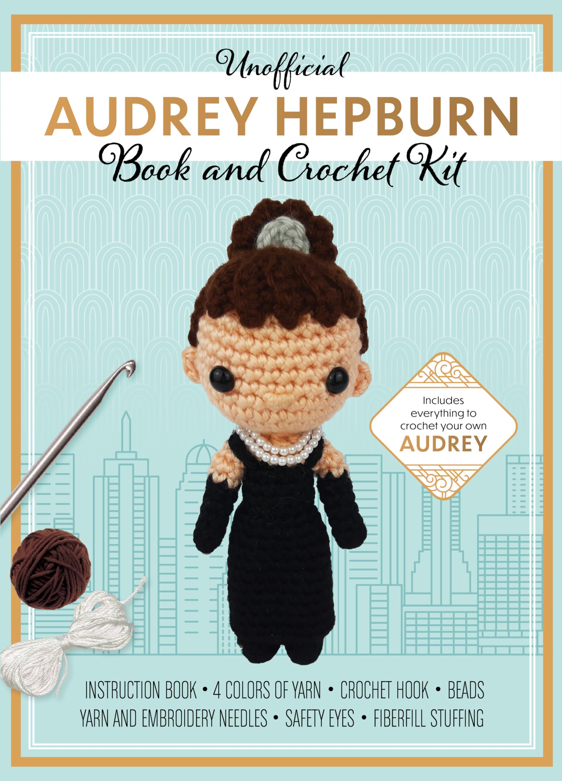 Unofficial Audrey Hepburn Book and Crochet Kit: Includes Everything to Crochet Your Own Audrey Hepburn Social Sciences