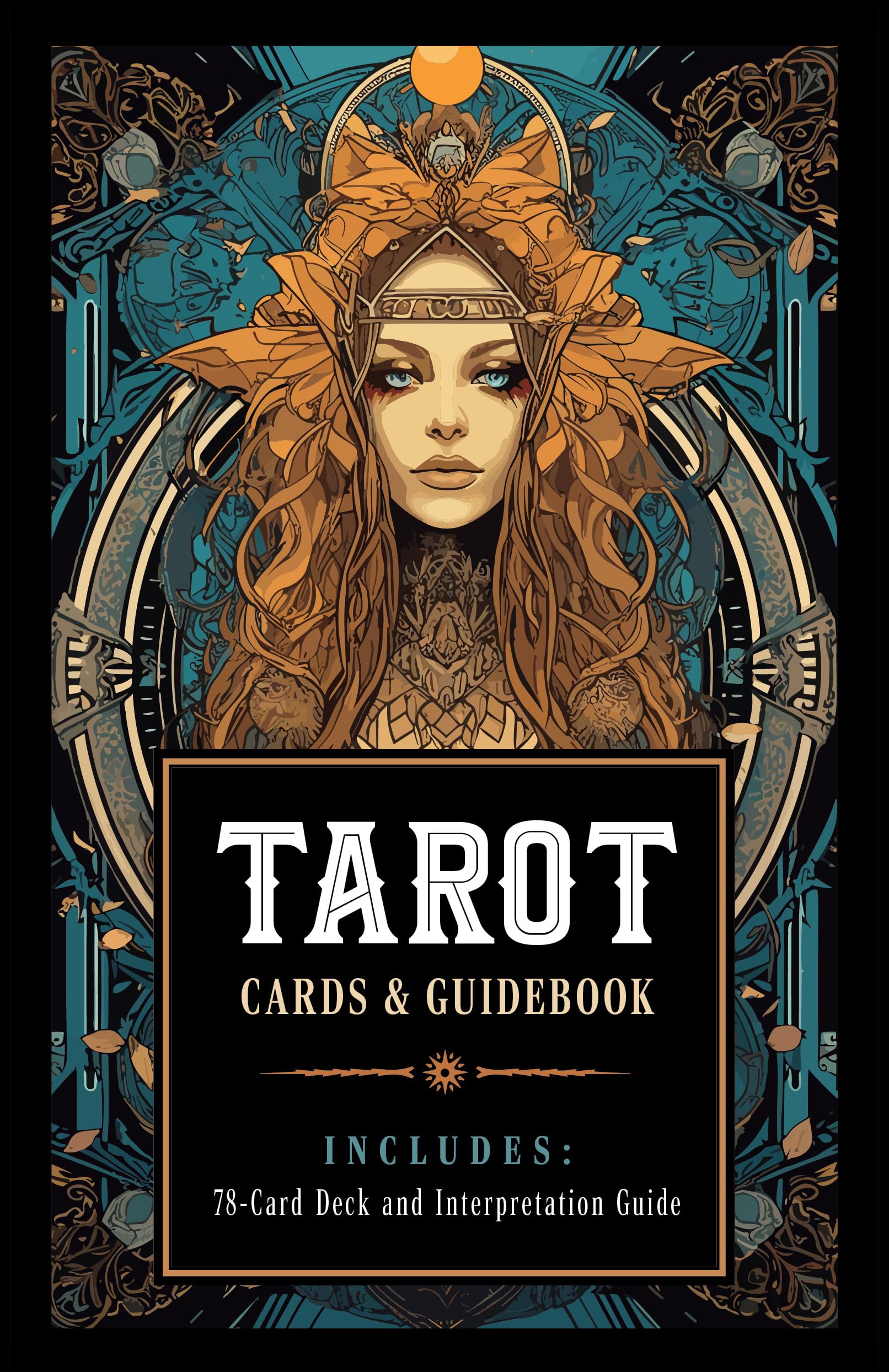 Tarot Kit: Cards and Guidebook - Includes: 78-Card Deck and Interpretation Guide Self-help