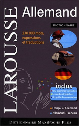 Dictionnaire Allemand Francais / Francais Allemand (French and German Edition) Reference Books
