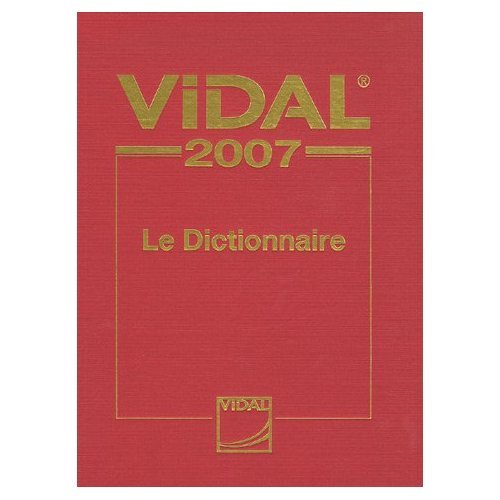 Dictionnaire Vidal 2005 book