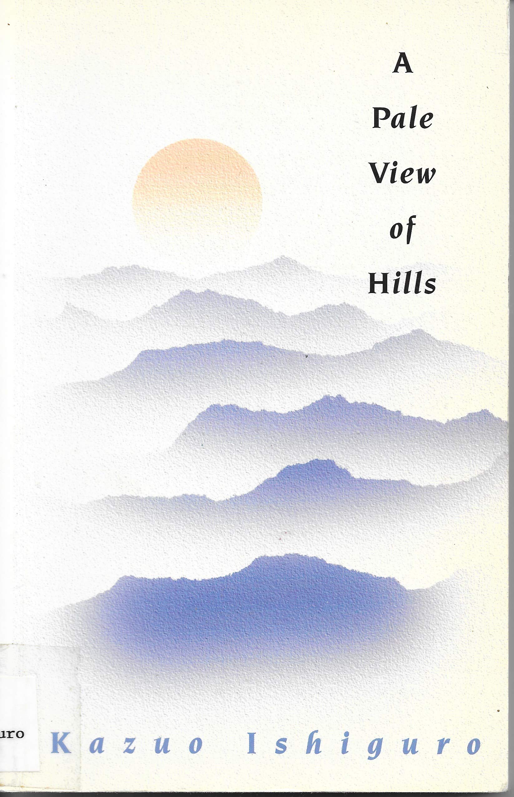 A Pale View of Hills (Thorndike Large Print General Series) Contemporary literature