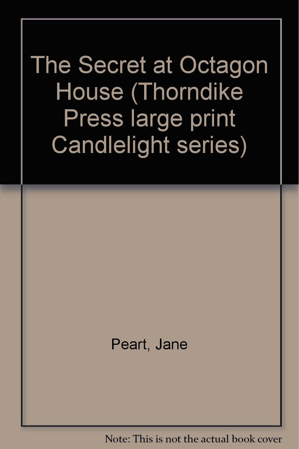 The Secret at Octagon House (Thorndike Press Large Print Candlelight Series) Contemporary literature