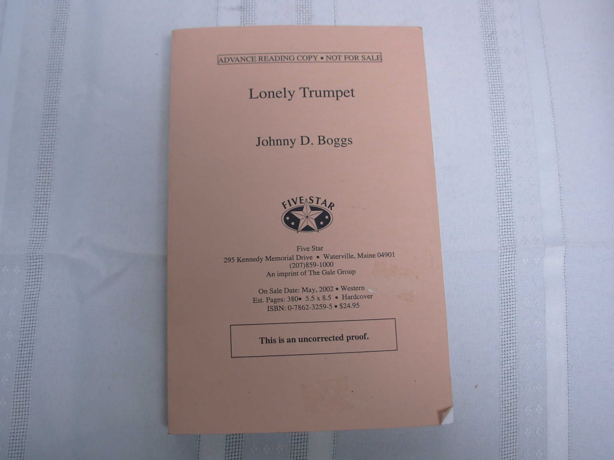 Lonely Trumpet: A Western Story (Five Star First Edition Western Series) Poetry