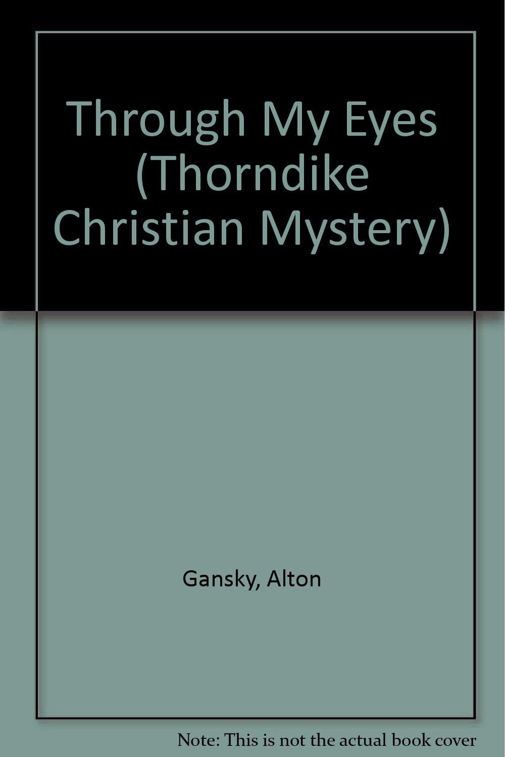Through My Eyes (Thorndike Large Print Christian Mystery Series) Contemporary literature