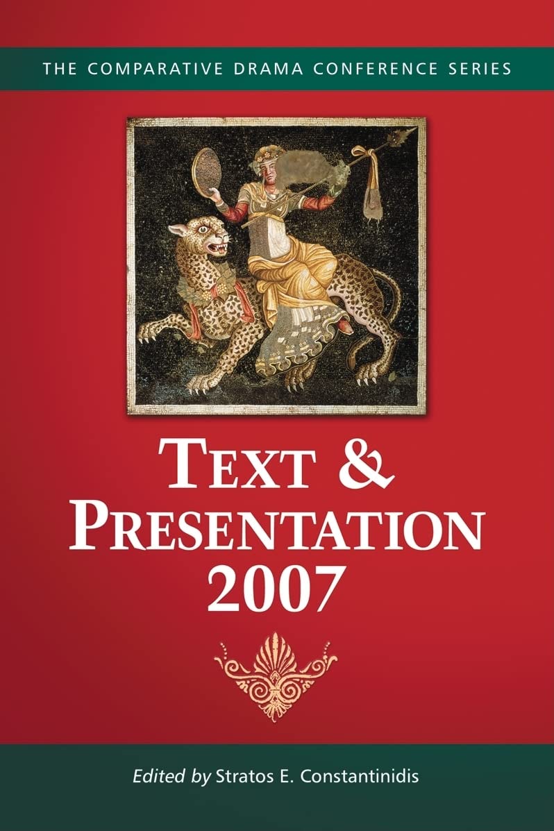 Text & Presentation, 2007 Contemporary literature Books