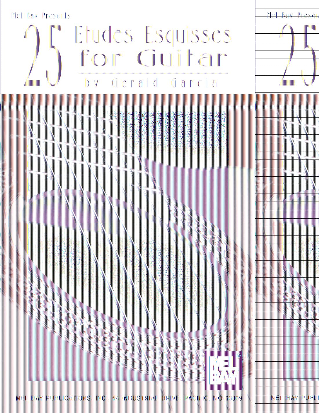 25 Etudes Esquisses for Guitar Social Sciences