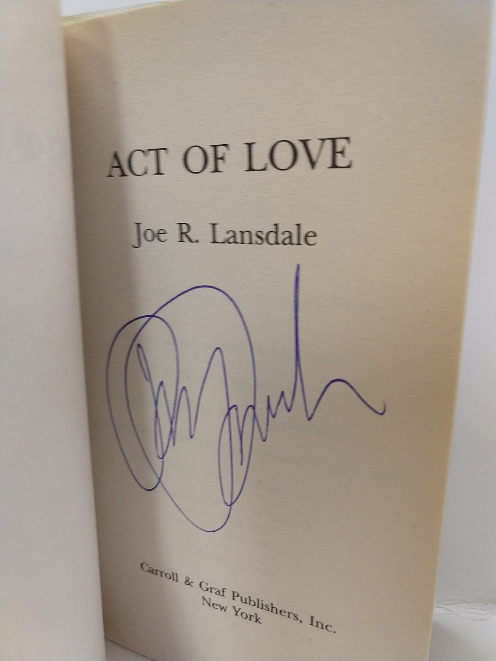 Act of Love Contemporary literature