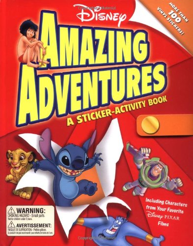 Disney Amazing Adventures: A Sticker-Activity Book (Sticker-Activity Storybook, A) Novels & Short Stories