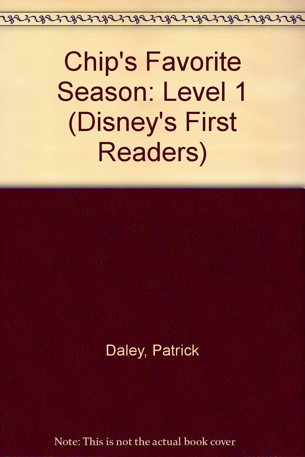 Chip's Favorite Season (Beauty and the Beast, Level 1) Non-fiction