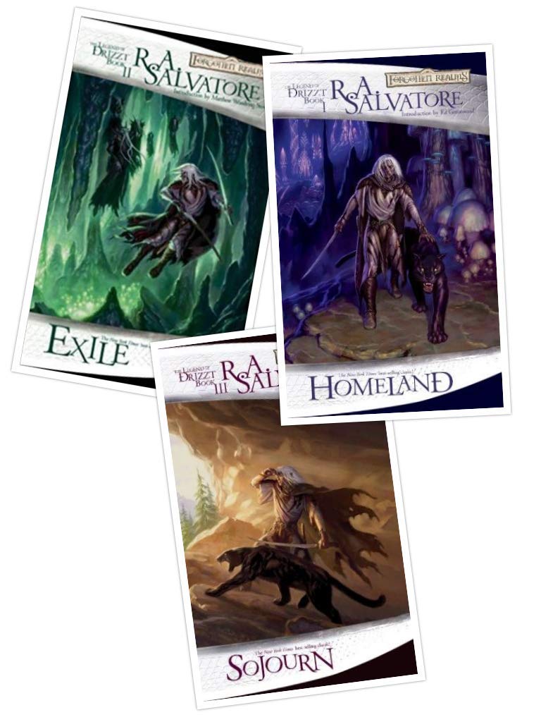 The Dark Elf Trilogy: Homeland / Exile / Sojourn (Forgotten Realms: the Dark Elf Trilogy, 1-3) Fantasy & Sci-Fi