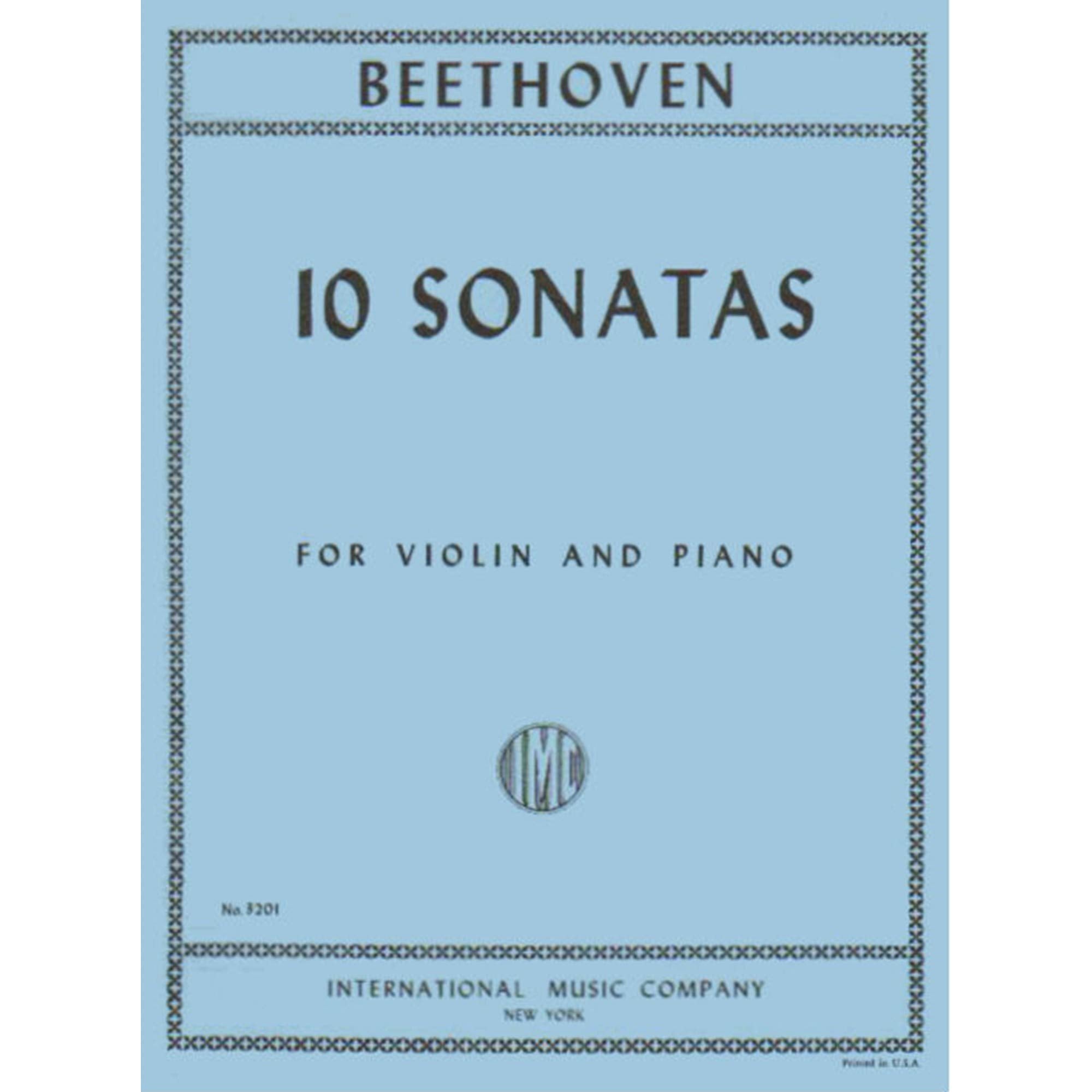 Beethoven, Ludwig - 10 Sonatas (Complete) - Violin and Piano - by David Oistrakh - International Books