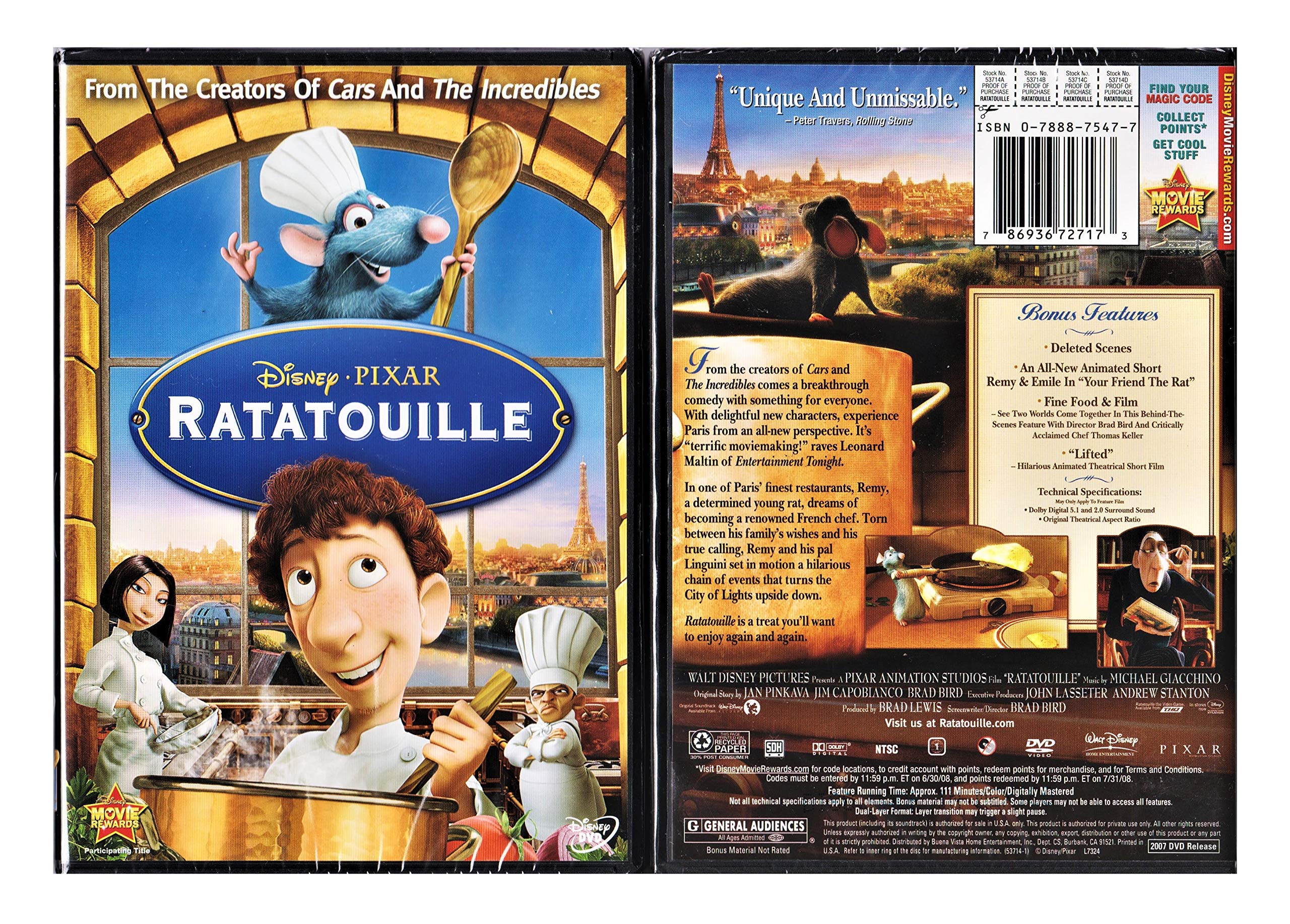 Ratatouille Movies