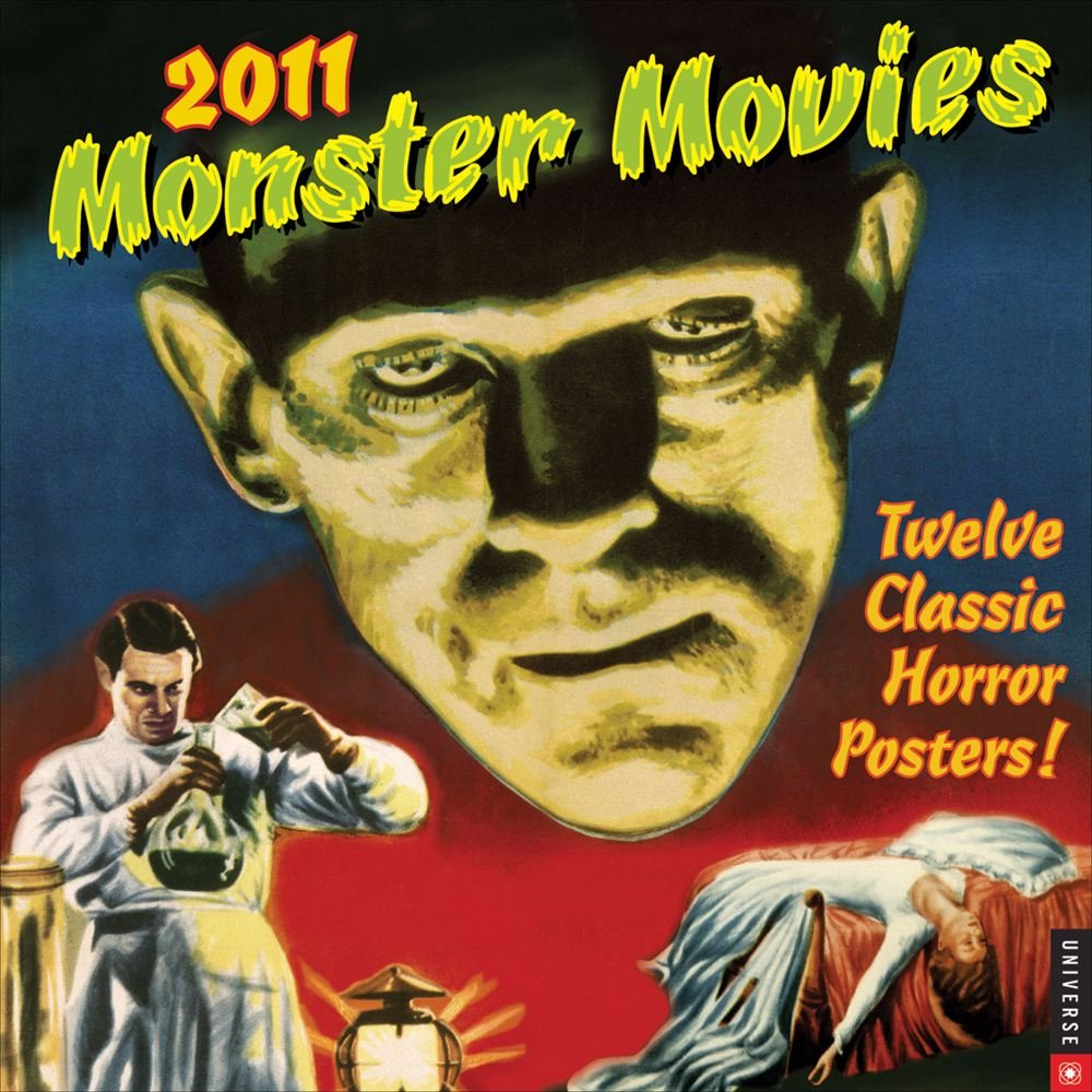Universal Classic Monster Movies 2011 Calendar Film, Art & Culture