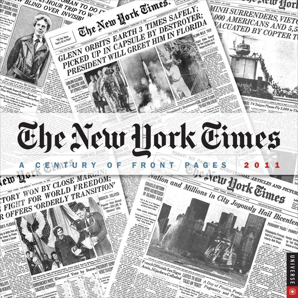 The New York Times 2011 Calendar Hobbies & Crafts