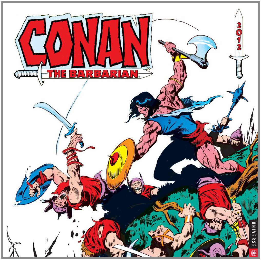 Conan the Barbarian: 2012 Wall Calendar Manga