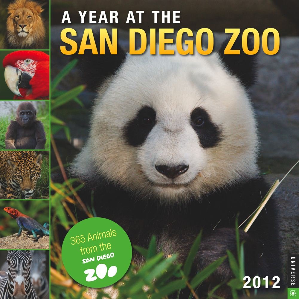 A Year at the San Diego Zoo: 2012 Wall Calendar Mathematics
