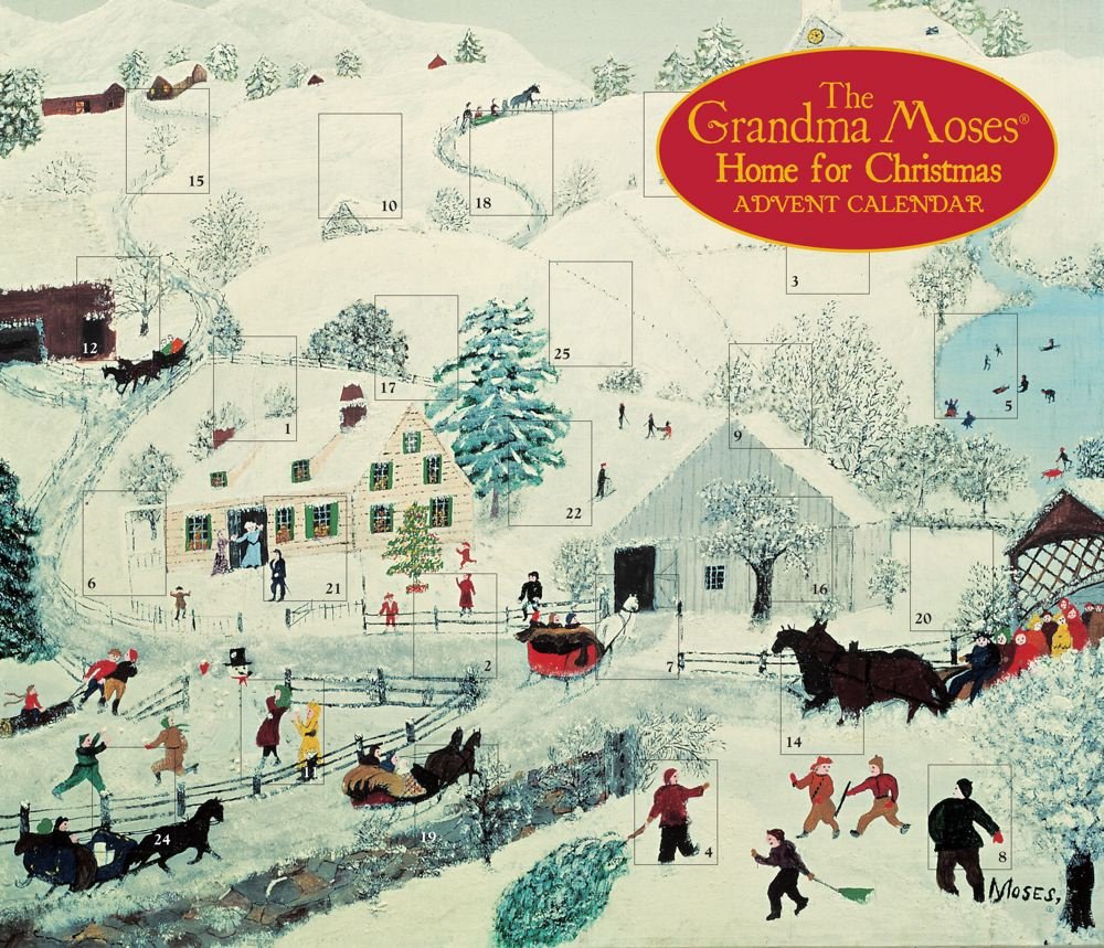 Grandma Moses Advent Calendar: Home for Christmas Calendars