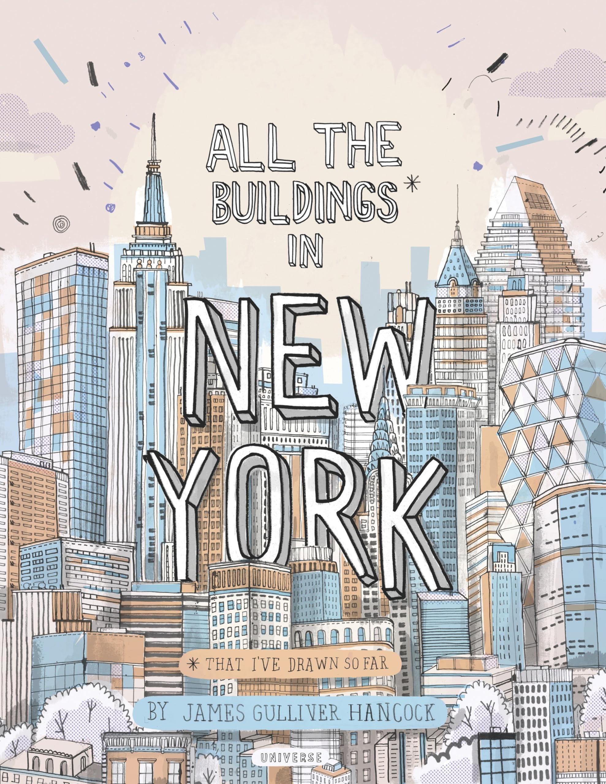 All the Buildings in New York: That I've Drawn So Far Architecture