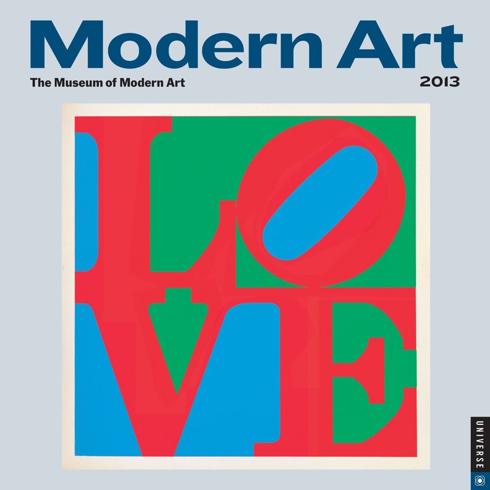 Modern Art 2013 Wall Calendar Film, Art & Culture