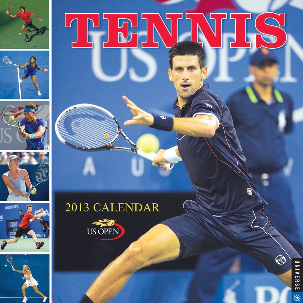 Tennis Wall 2013: The 2013 US Open Calendar Leisure & Fun