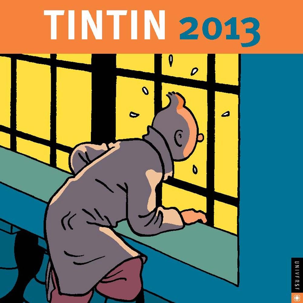 Tintin 2013 Wall Calendar Film, Art & Culture