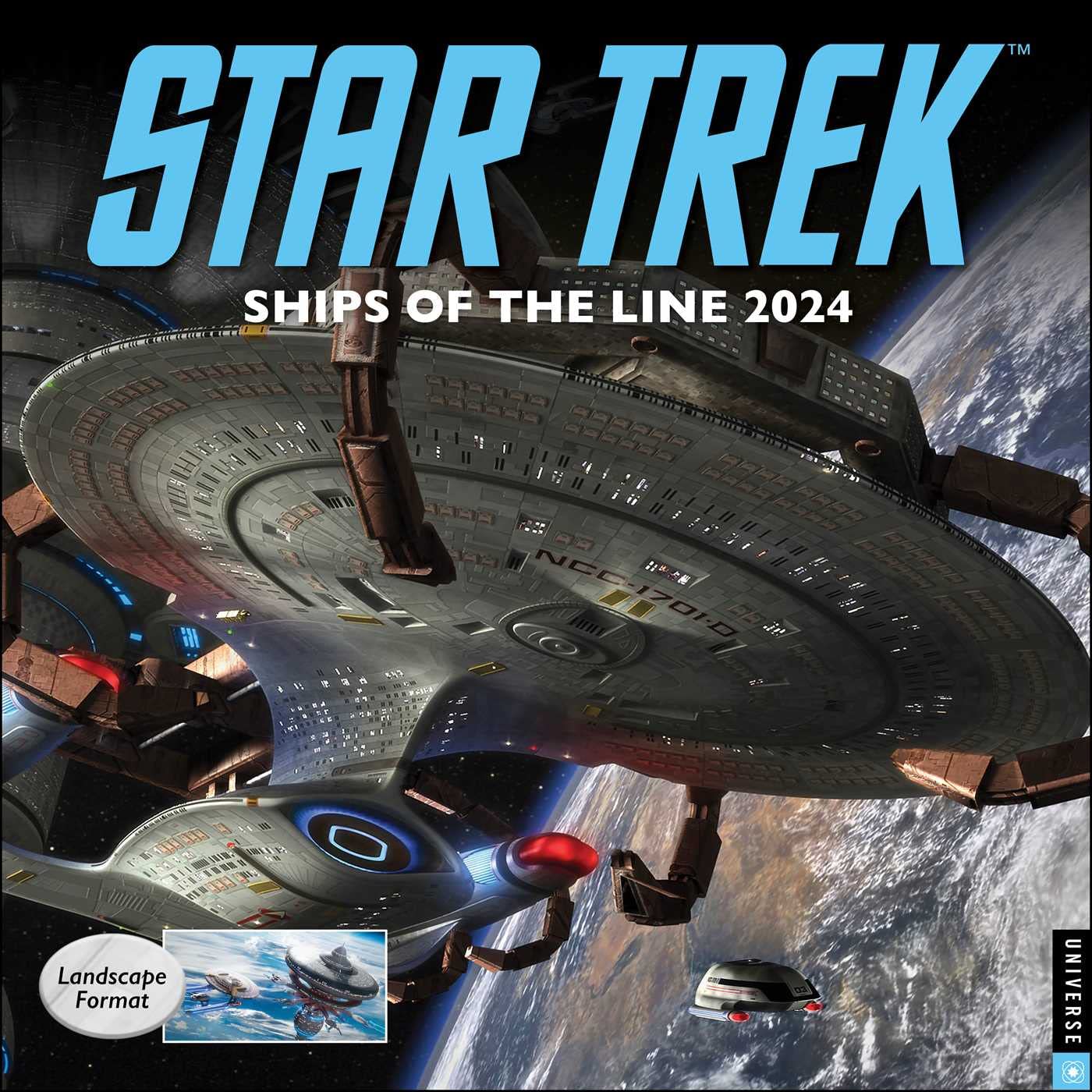 Star Trek Ships of the Line 2024 Calendar book