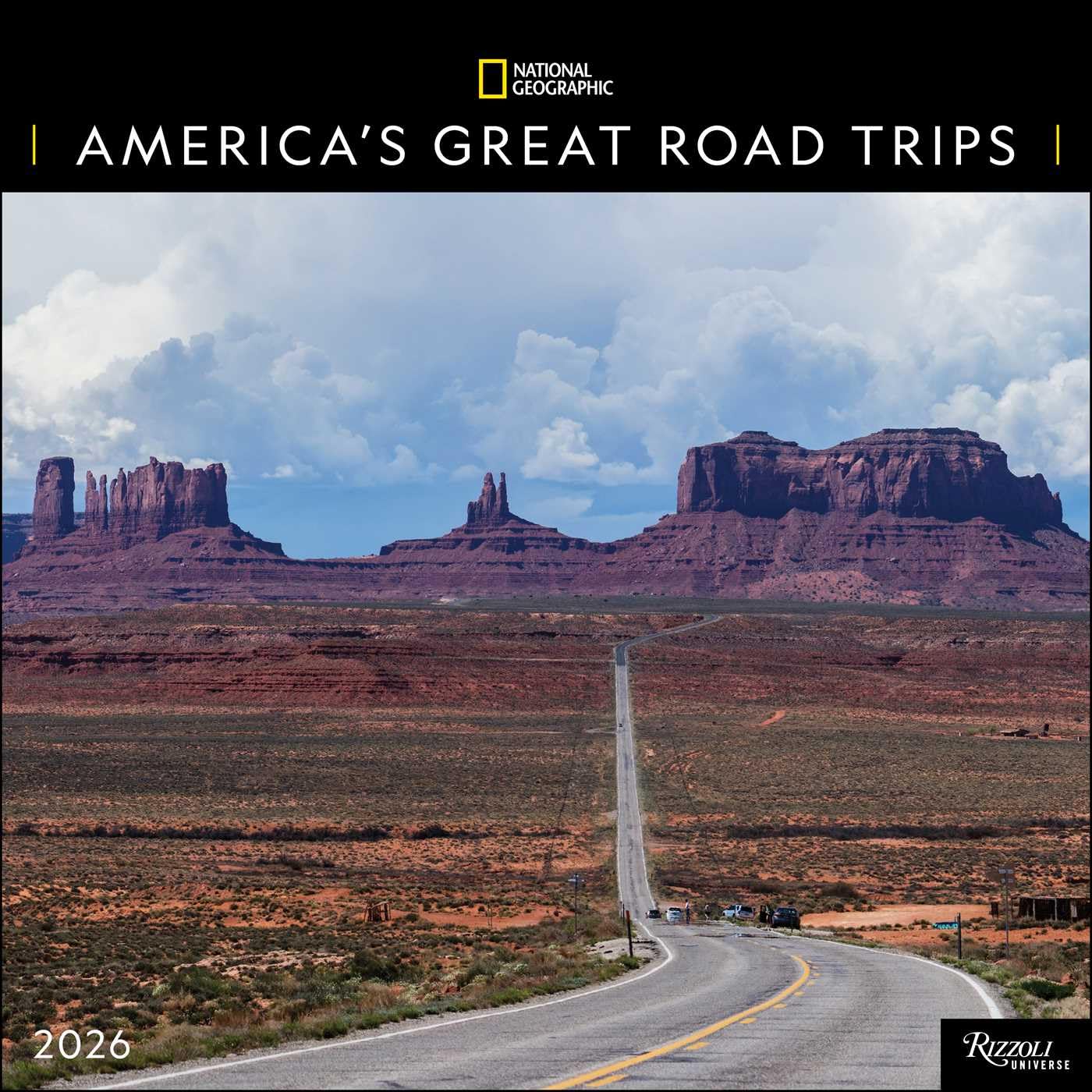 National Geographic: America's Great Road Trips 2026 Wall Calendar Nature & Animals