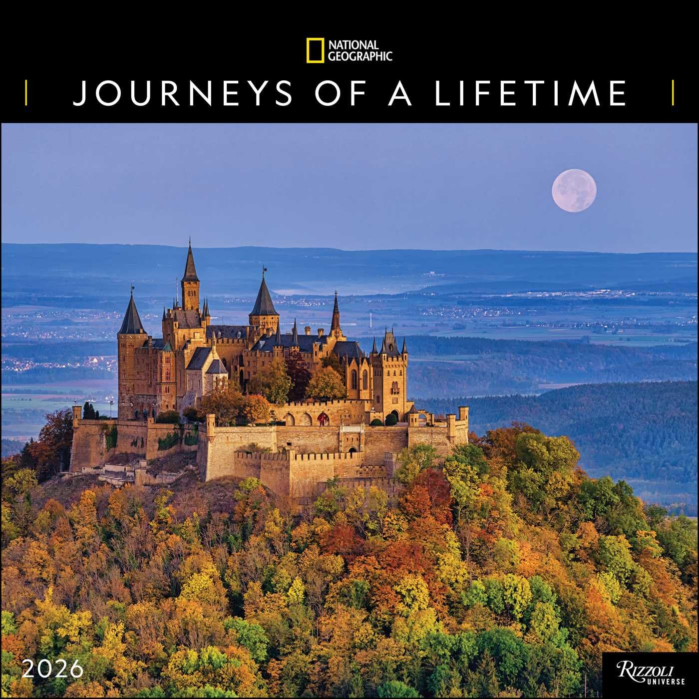 National Geographic: Journeys of a Lifetime 2026 Wall Calendar Nature & Animals