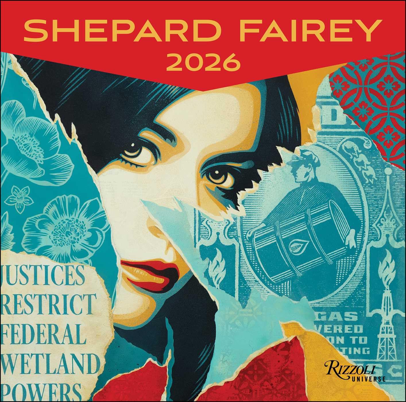 Shepard Fairey 2026 Wall Calendar Film, Art & Culture