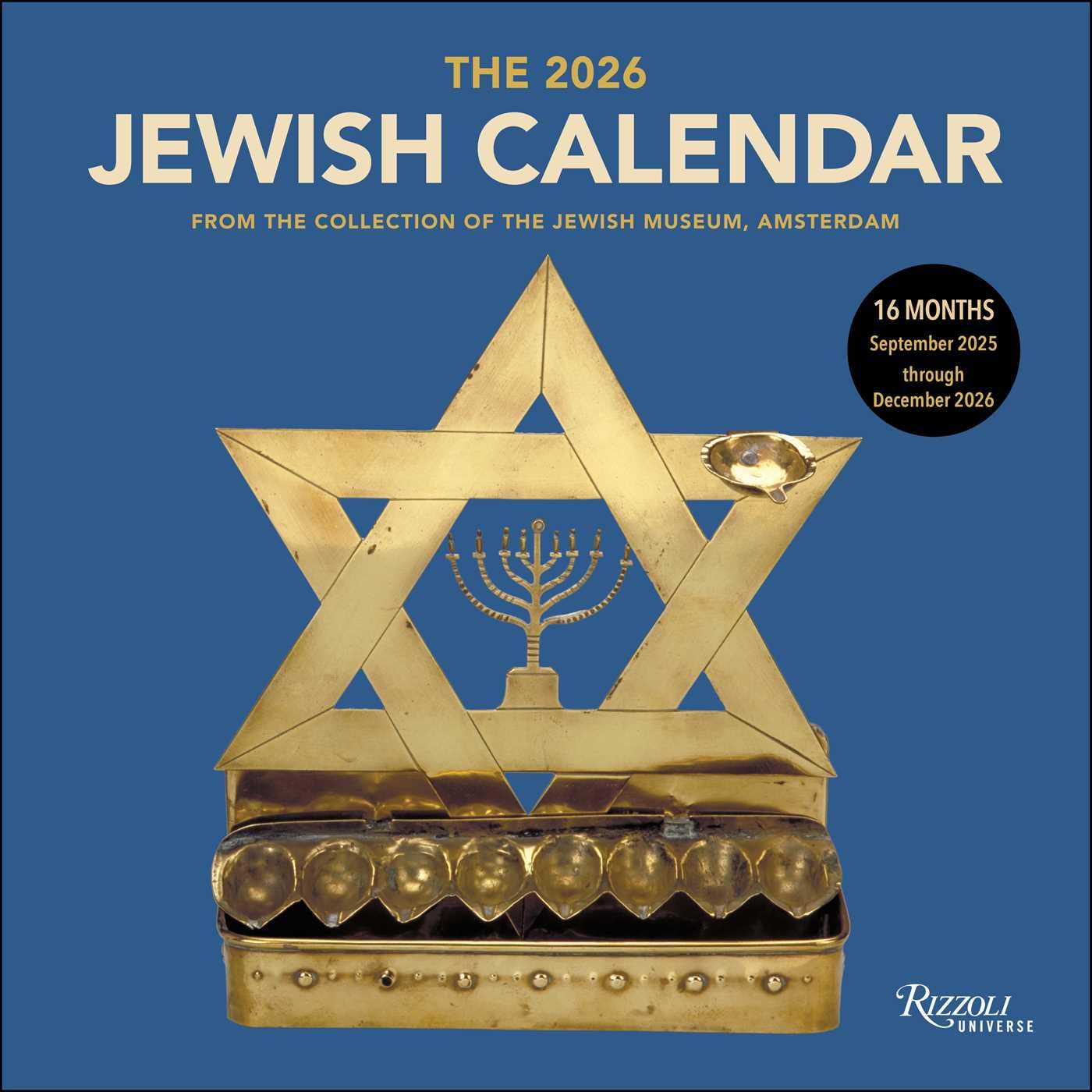 The Jewish Calendar 2025–2026 (5786) 16-Month Wall Calendar: Original Universe-Kalender (Wall-Kalender) Leisure, Home & Garden