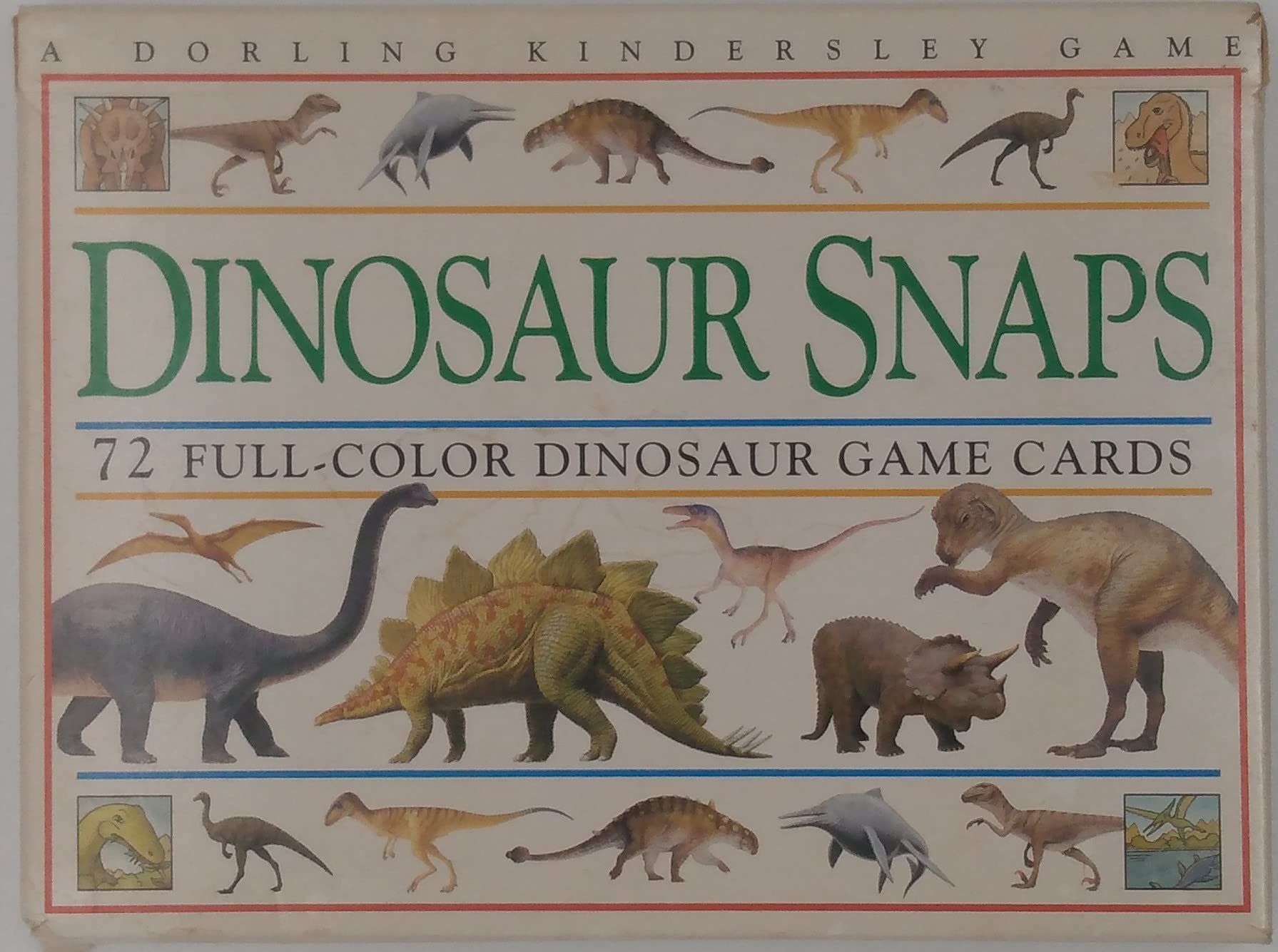 Dinosaur Snaps: 72 Full-Color Dinosaur Game Cards (Snap Cards) Non-fiction