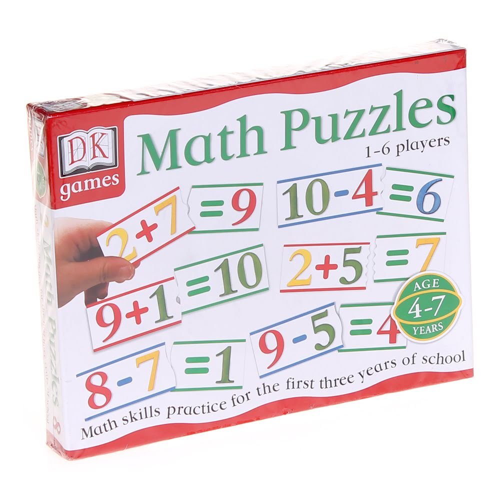 Math Puzzles: Math Skills Practice for the First Three Years of School (Dk Toys & Games) Tiptoi & Games