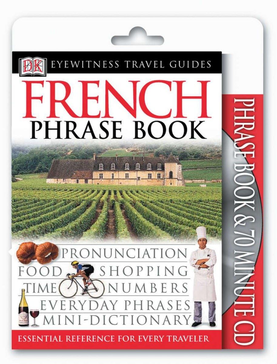 Eyewitness Travel Guides: French Phrase Book & CD (EW Travel Guide Phrase Books) Leisure, Home & Garden