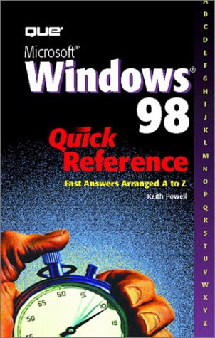 Microsoft Windows 98 Quick Reference Computer Science