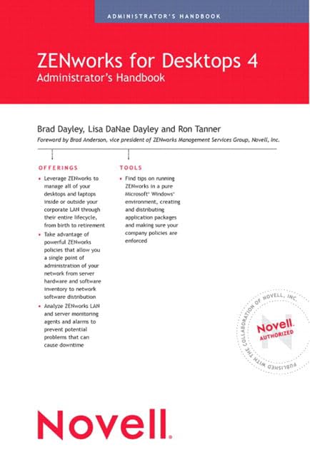 Novell ZENworks for Desktops 4 Administrator's Handbook Computer Science