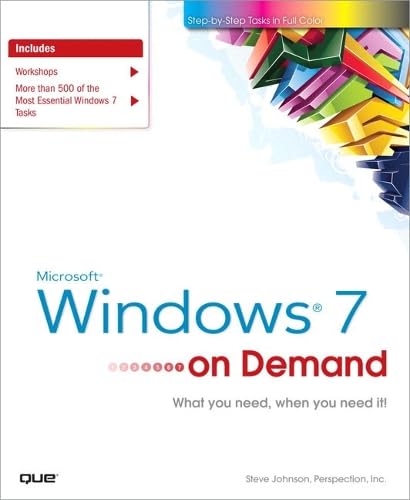 Product Image: Microsoft Windows 7 on Demand: What you need, when you need it!