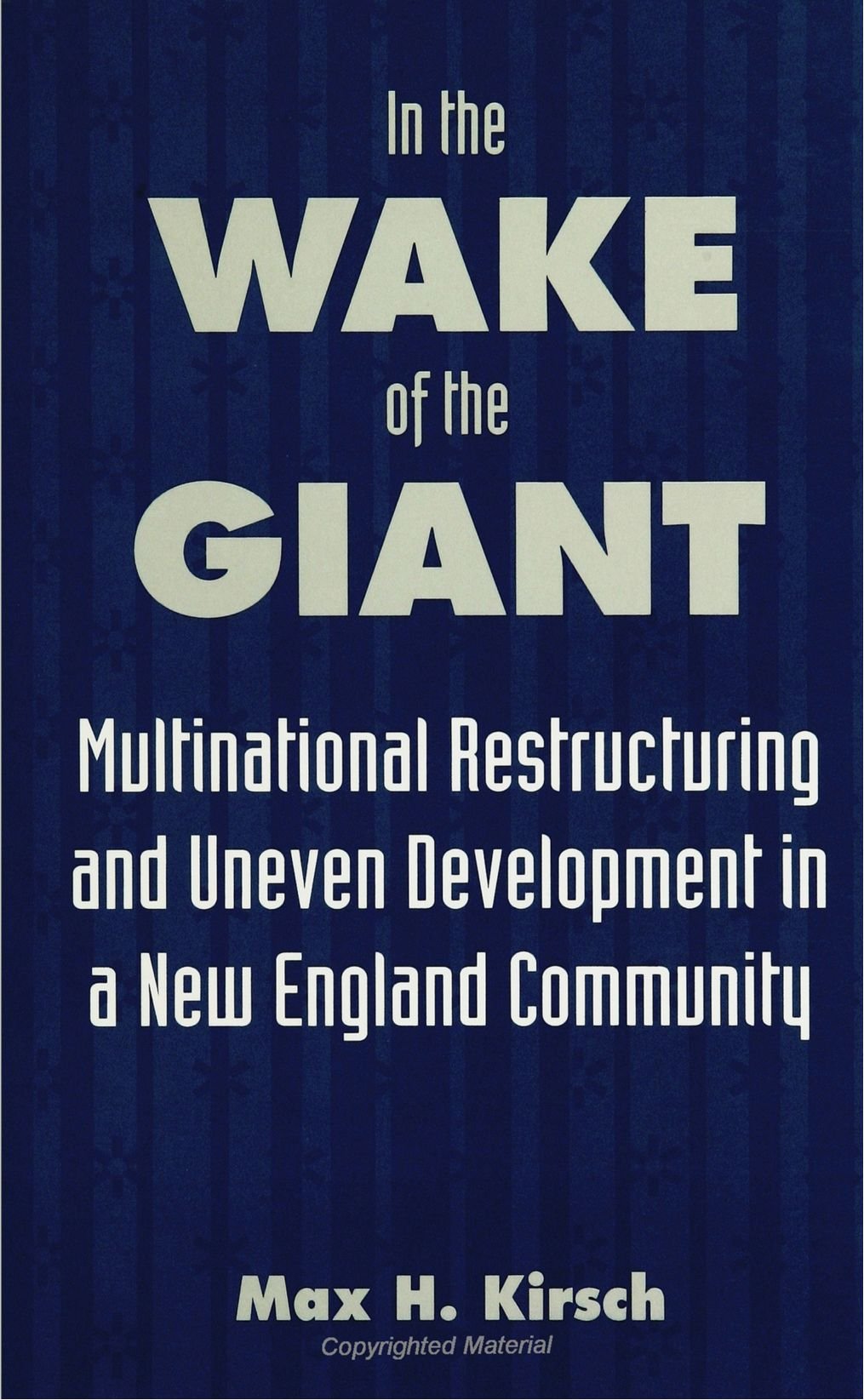 In the Wake of the Giant: Multinational Restructuring and Uneven Development in a New England Community (S U N Y Series in the Anthropolgy of Work) (Suny Series in the Anthropology of Work) Social Sciences