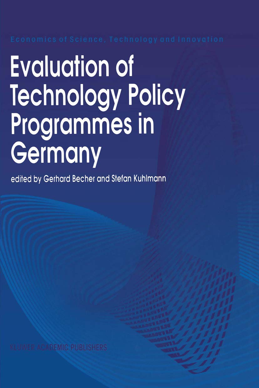 Product Image: Evaluation of Technology Policy Programmes in Germany
